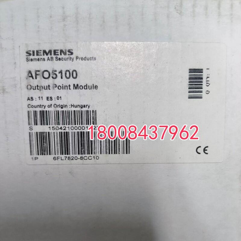 AFO5100西门子全新原装现货AFO5100控制模块6FL7820-8CC10询价
