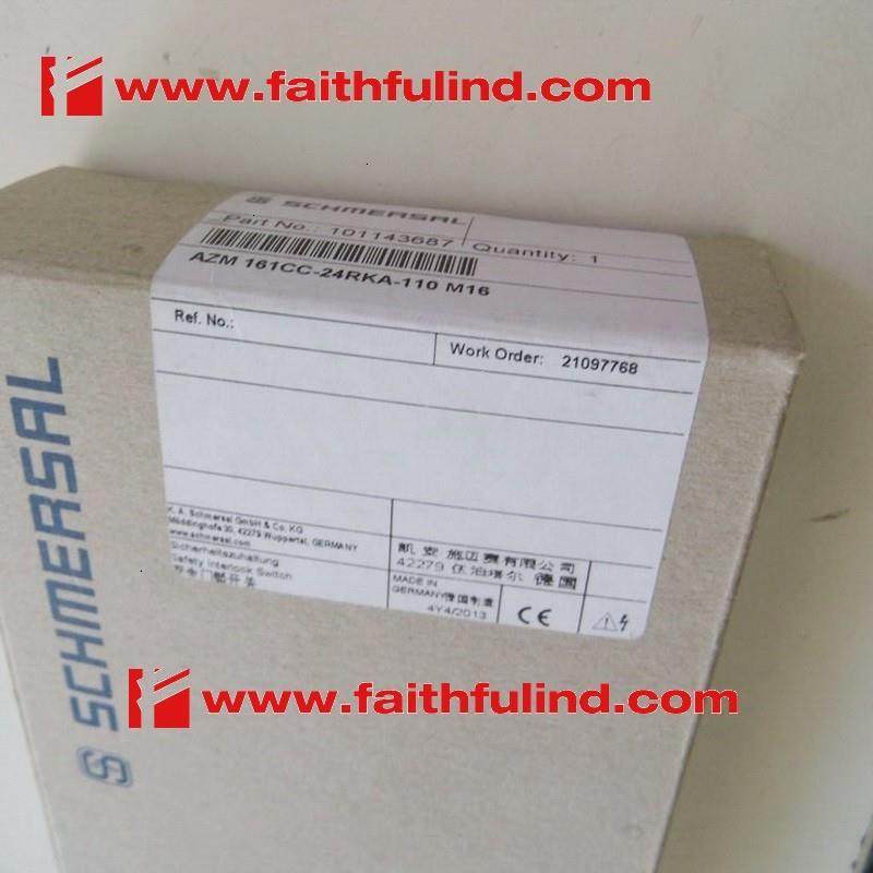 Schmersal 101143687 施迈赛安全开关 AZM 161CC-24RKA-110 M询价