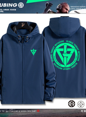 三角洲行动周边哈夫克G.T.I.阿萨拉组织标志连帽冲锋衣夹克外套潮