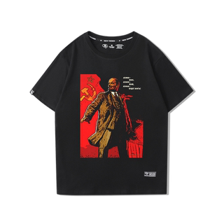 苏维埃共和国苏联原创社会共产主义CCCP斯大林纯棉短袖T恤半袖潮