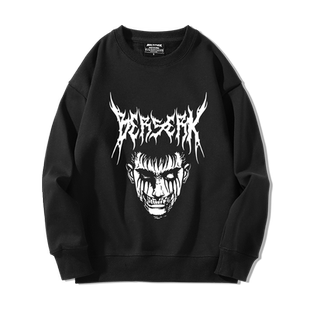 剑风传奇Berserk烙印战士动漫周边圆领卫衣三浦健太郎男秋季长袖