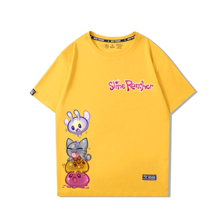 史莱姆牧场Slime Rancher游戏周边短袖T恤衫男女半袖纯棉体恤衣服