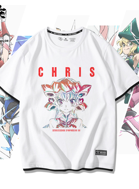 动漫战姬绝唱短袖T恤衫SYMPHOGEAR周边日系男女纯棉半截袖上衣服