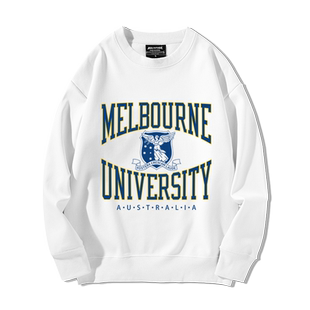 名校澳洲墨尔本大学校友聚会圆领卫衣男女校服纪念品留学生衣服潮