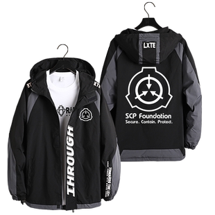 SCP基金会衣服连帽开衫外套秋冬季动漫工装夹克风衣scp机动特遣队