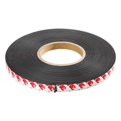 12x2mm背胶磁条黑板教学教具橡胶软磁条强力磁条贴磁铁贴片