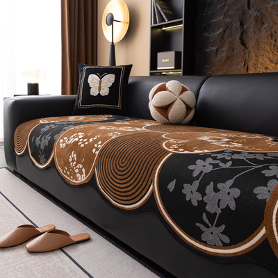 异形沙发垫四季通用2025新款高级感固定防滑皮沙发防滑坐垫盖布巾