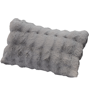 网红款撸猫感冬季兔毛绒抱枕套客厅沙发靠垫套靠枕腰枕不含芯定制