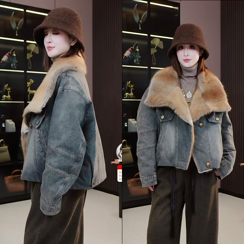 【辰大嗓严选】S2527 90%白鹅绒+青根貂