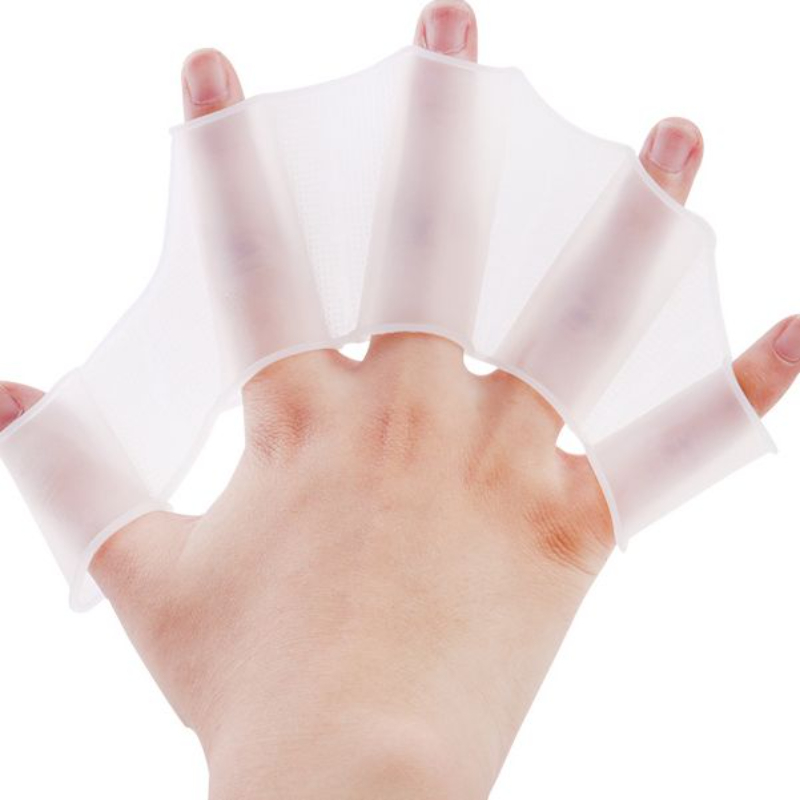 浮潜硅胶游泳装备成人儿童划水手蹼自由泳手套手噗