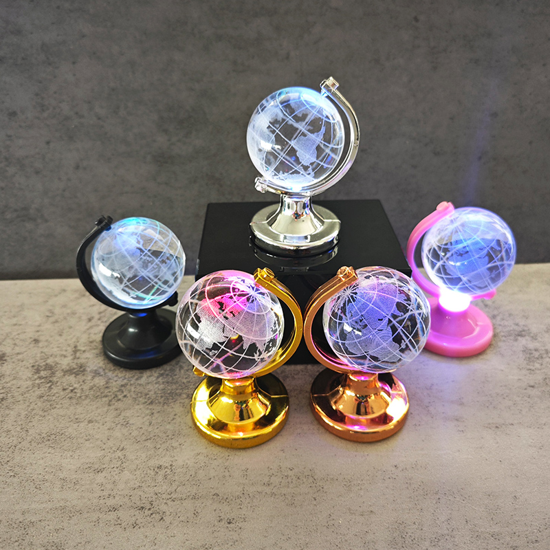 ins风水晶地球仪学生生日礼物老师女友桌面摆件
