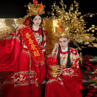 新款财神爷服装神仙衣服开业庆典