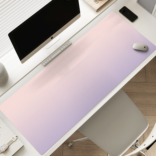 氛围感渐变色鼠标垫防水防油耐脏