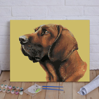 中国罗斯 金毛 雪达狗 彩3.0版diy宠物动物填色手绘卡|ruв категории Домашний быт, декоративная живопись, DIY/цифровой живописи - от Buy2taobao.com для оказания профессиональной услуги покупки агента Taobao