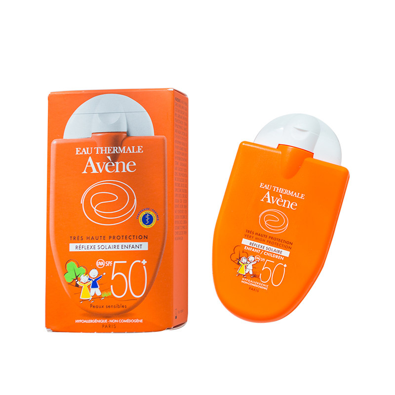 法国原装正品Avene雅漾儿童小金刚防晒乳spf50+清爽倍护30ml