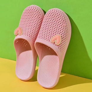 夏季包头拖鞋女外穿凉拖洞洞沙滩鞋平跟透气软底洗澡家用防滑塑料