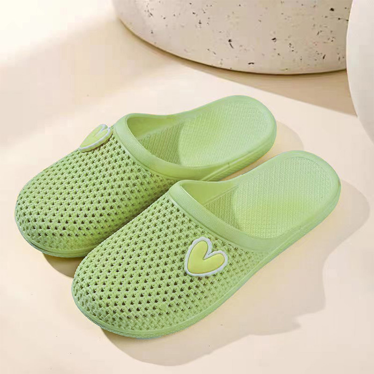 包头拖鞋女韩版平底凉鞋洞洞鞋