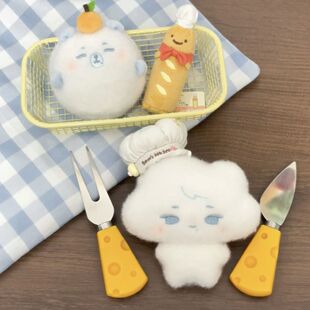 橹穆你们是两口棉花糖!TF王橹杰穆祉丞小杰云小棉豚10cm棉花娃娃