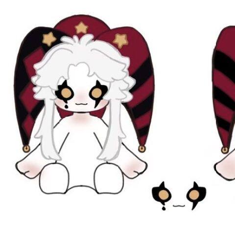 怪诞马戏团pierrot属性40cm棉花娃娃同款周边节日礼