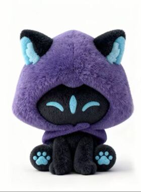无畏契约幽影猫猫瓦罗兰特OMEN玩偶同人周边礼物毛绒玩具礼物