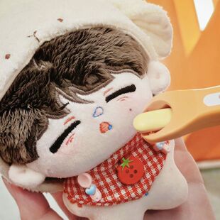 是睡着的鑫鑫!TF家族三代登陆少年朱志鑫属性睡睡鑫10cm棉花娃娃