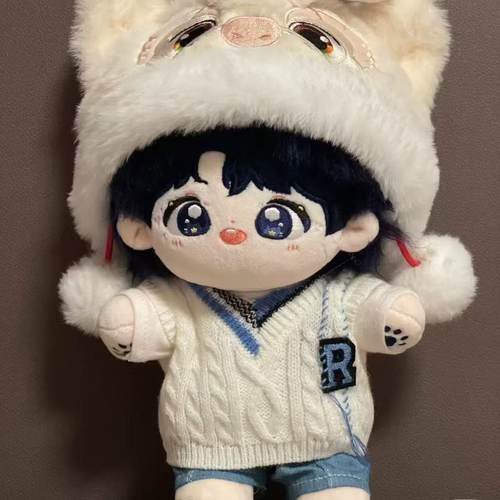 明星周深属性20cm棉花娃娃同人