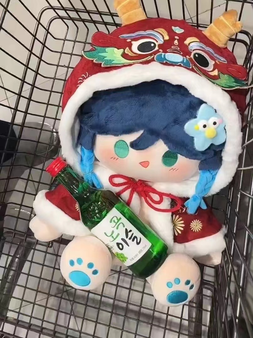 原神温迪棉花娃娃40CM坐姿体可爱