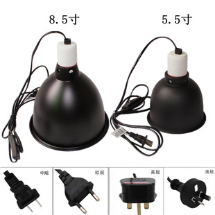 爬虫宠物网箱灯罩5.5寸深桶爬宠雨林缸箱体UVB灯日夜灯8.5寸灯罩