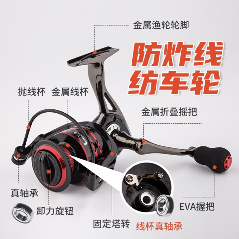 直供超佳渔轮海杆轮纺车轮渔轮全金属渔轮路亚轮不锈钢海竿轮