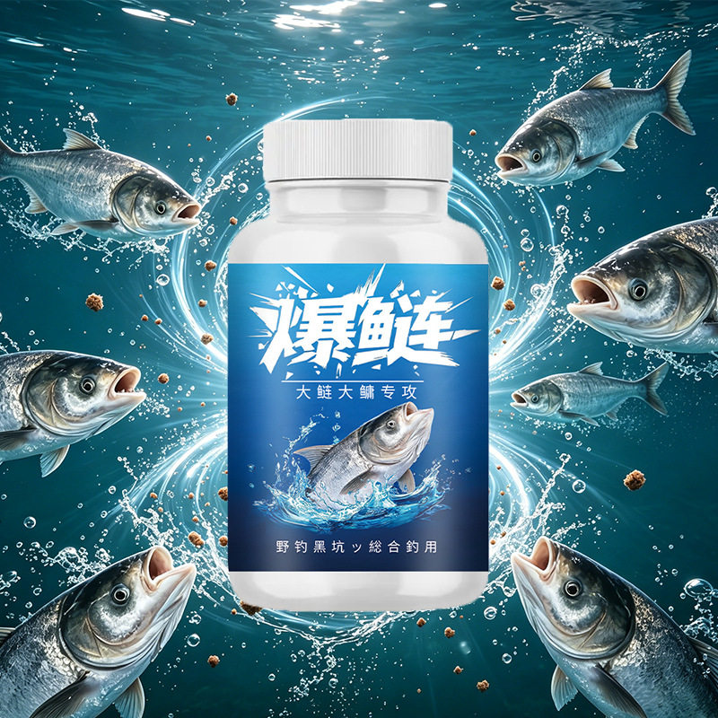 爆鲢鳙小药饵料窝添加浮钓鲢鳙伴