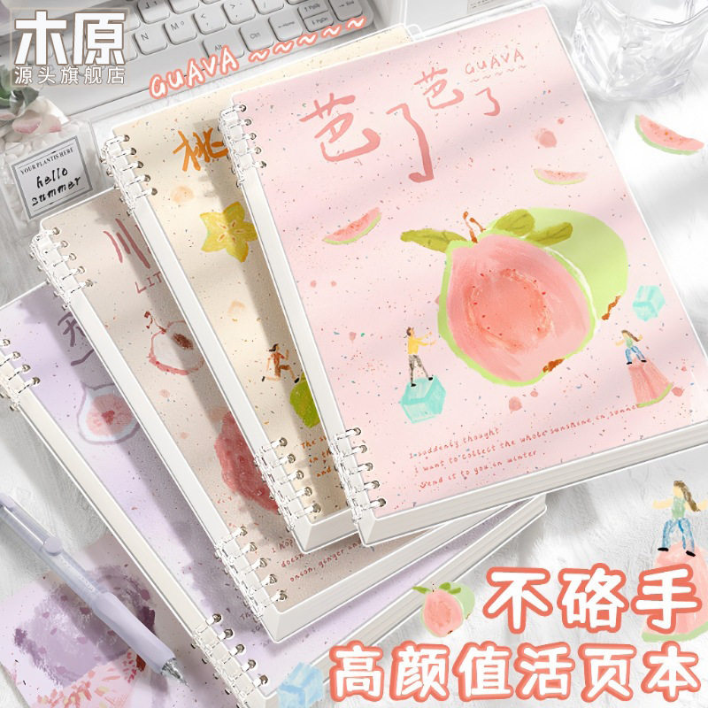 可拆卸活页本b5高颜值加厚线圈本