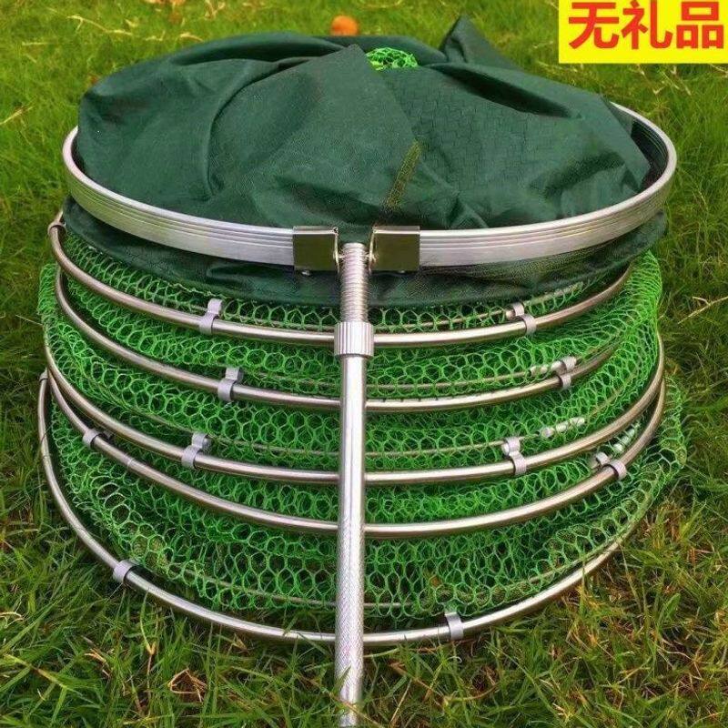 新款加厚速干防挂钢圈鱼护野钓鱼
