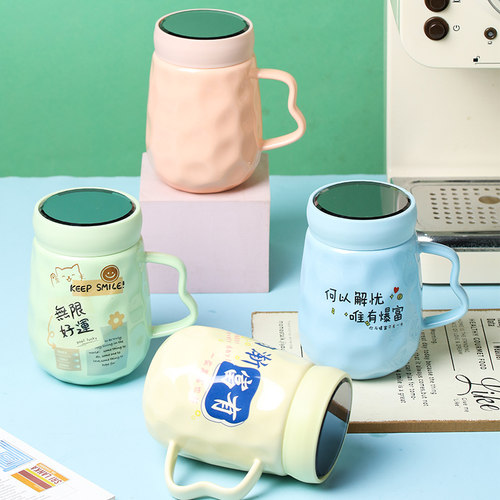 一淘一陶陶瓷奶油新品可爱马克杯