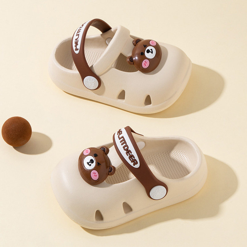 儿童拖鞋男童新款冬季室内居家防滑洗澡婴幼儿宝宝1-3岁洞洞鞋女