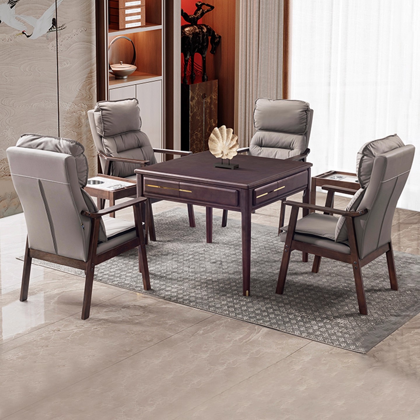 金仕麻将机全自动家用餐麻一体