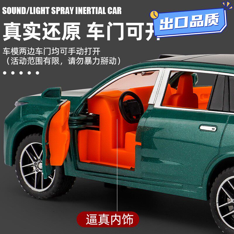 儿童玩具男孩仿真惯性玩具车子模型摆件夜市地摊QE90