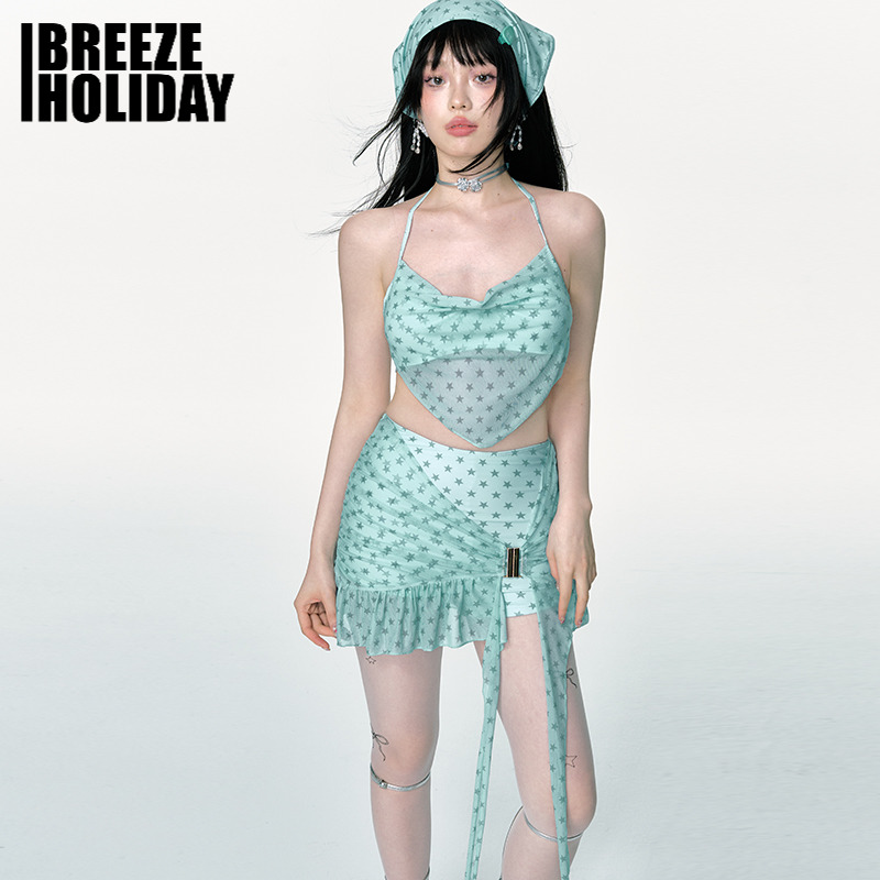 breezeholiday分體泳衣女夏