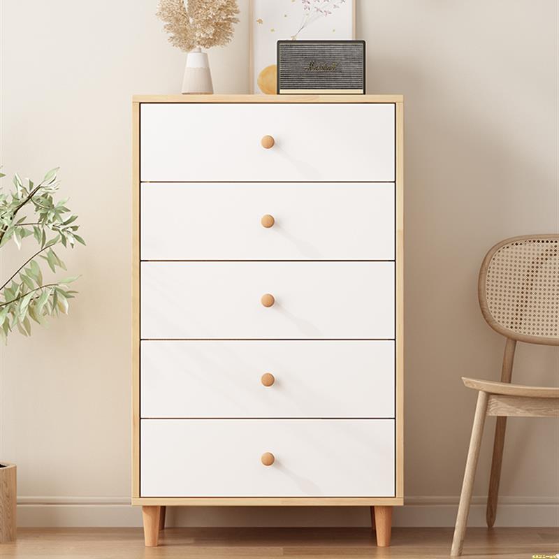 斗柜实木靠墙储物柜置物柜现代简约卧室收纳五斗柜客厅立柜摆放柜