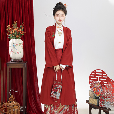 慕夏【吉祥秋冬双色国风外套