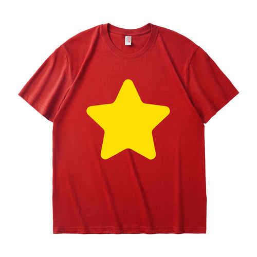 美漫Steven Universe宇宙小子史提芬宇宙五星短袖纯棉T恤夏装