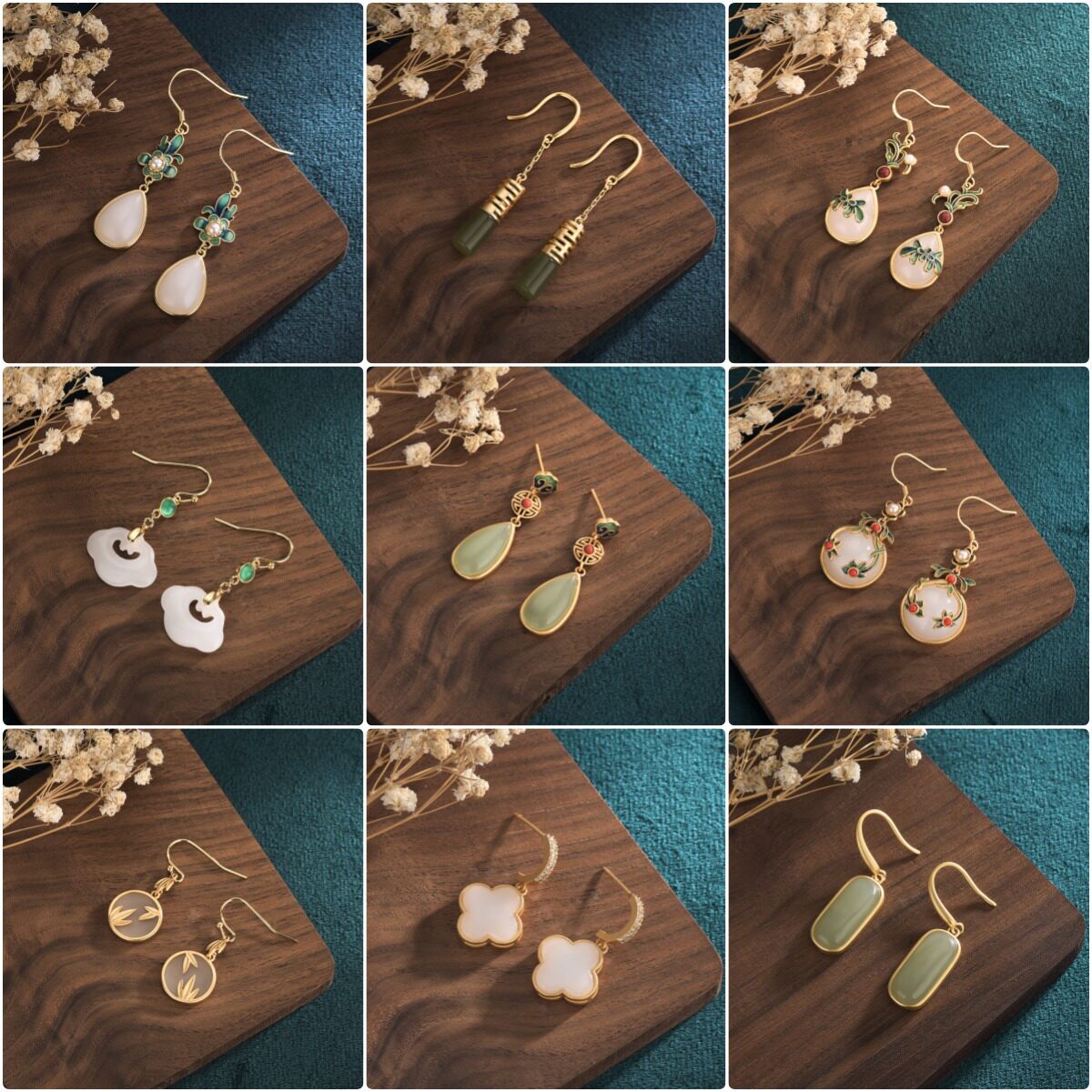 olor niche design advanced flower antique earrings earrings