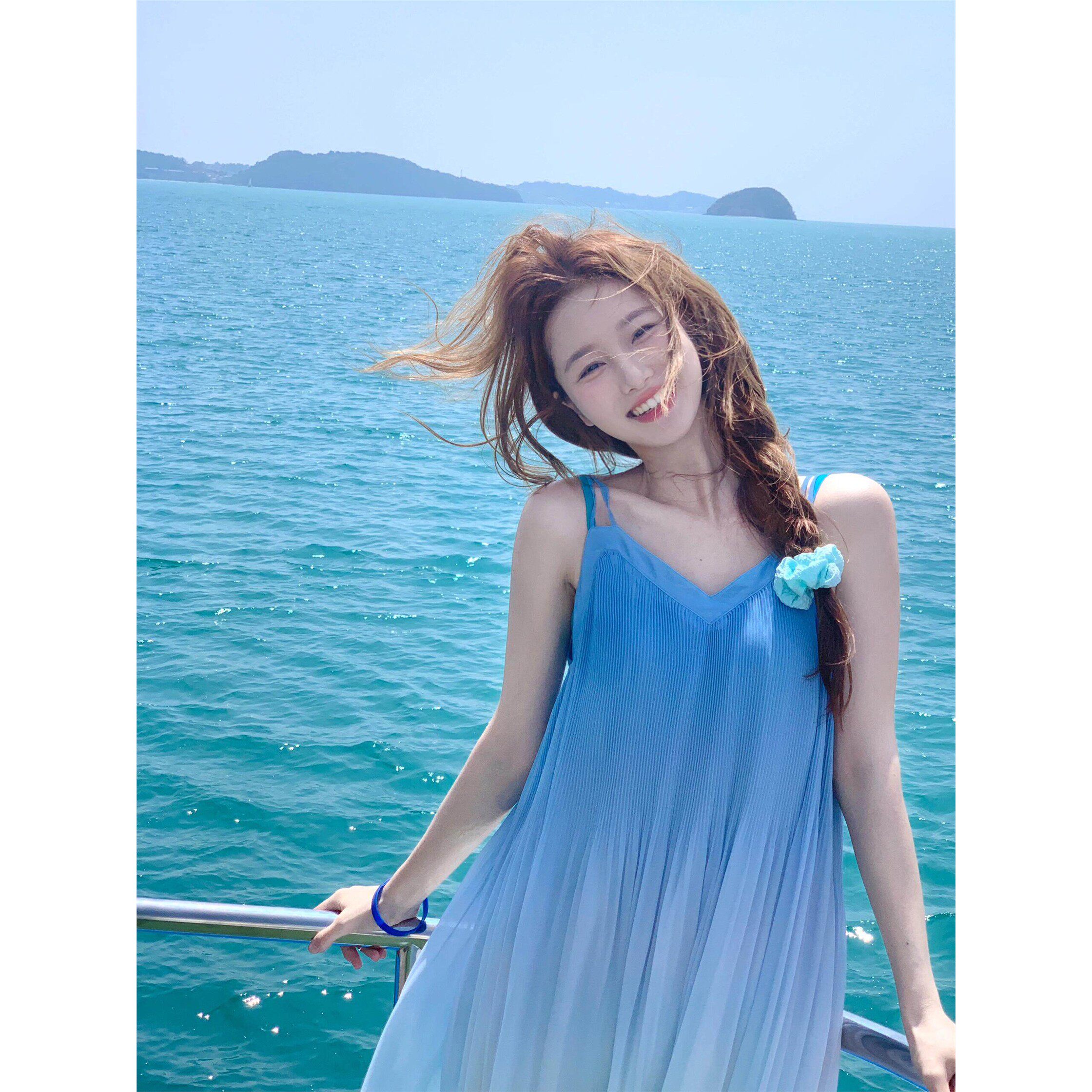 海南三亚度假沙滩裙泰国