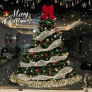 圣诞节装 饰毛条diy圣诞树材料包平安夜墙面窗户场景布置氛围道具