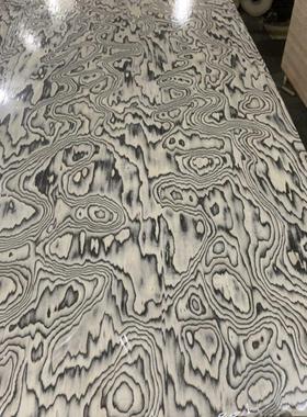 意大利ALPI山水画艺术木皮板贴皮木饰面实木皮护墙板背景墙木饰面