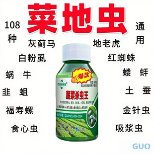  地上地下害虫全杀菜青虫蚜虫蛴螬地老虎蓟马杀虫王溶解剂