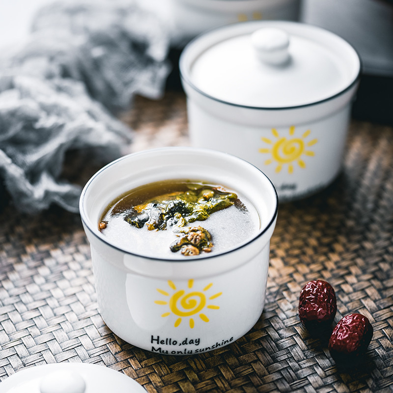 煲汤盅小号带盖创意太阳1-2人