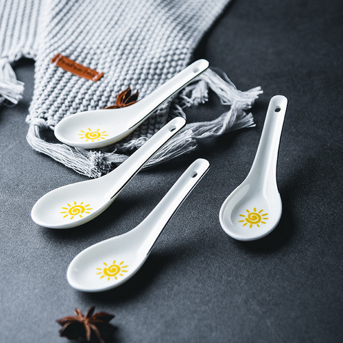 北欧喝粥喝汤日式可爱吃饭调羹