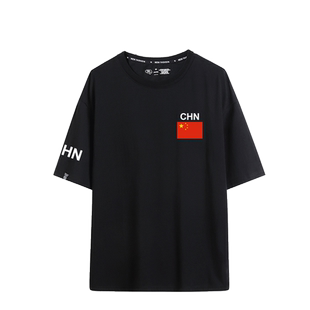 中国China国家队队服男装运动短袖t恤夏休闲足球训练服上衣衣服