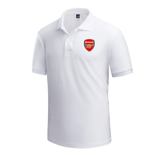 阿森纳足球俱乐部球衣运动比赛训练衣服男polo针织衫上衣短袖夏季