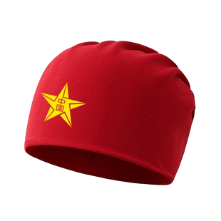 个性定制中国队男女运动跑步训练包头帽骑行防风保暖围脖俩用头套